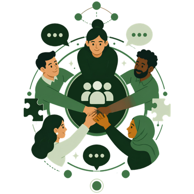 Collaborative Culture Vector Illustration