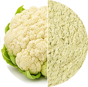 Cauliflower cutout