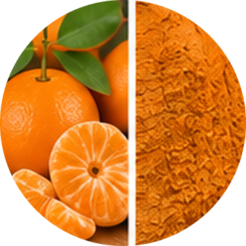 Mandarin Oil cutout