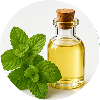 Peppermint Oil cutout